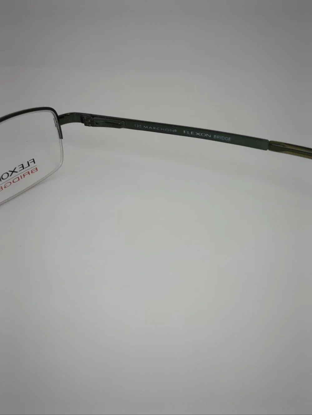 Flexon X Games Youth. Semi-Rimless Eyeglass Frames in Black Green Cyclops